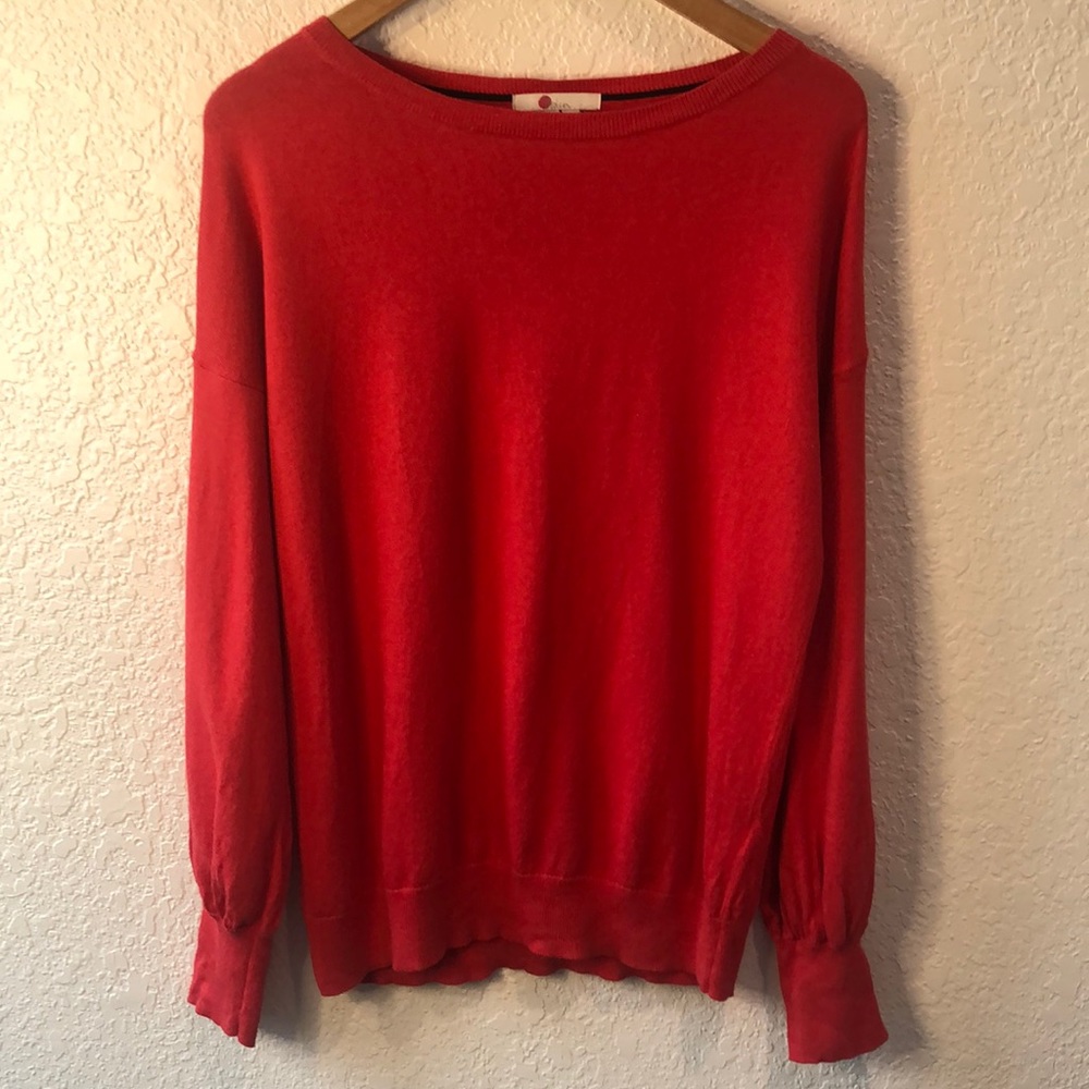 Boden Wool Cotton Blend Pullover Sweater Women's Medium